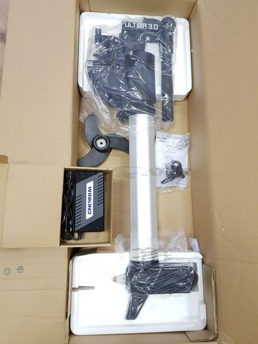 Электромотор Haswing Ultima 3.0 110Lbs с аккумулятором 20,3А (29.6V) аналог 50Ан 12В + зарядка HE-50741