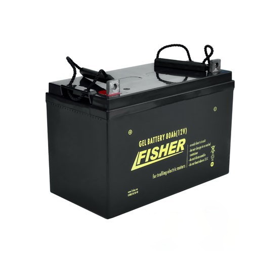 Электромотор Fisher 32 + аккумулятор гел 80Ah