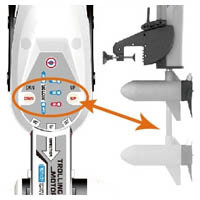 Электромотор Comax N 55Lbs 12V с лифтом 50717 