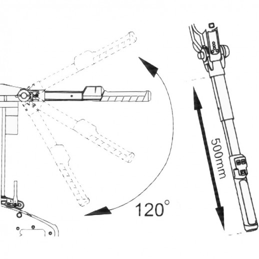 Электромотор Comax N 55Lbs 12V с лифтом 50717 