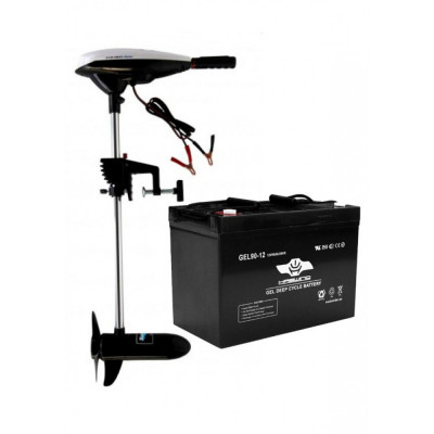 Электромотор Haibo ET34L+ гель Haswing 90Ah