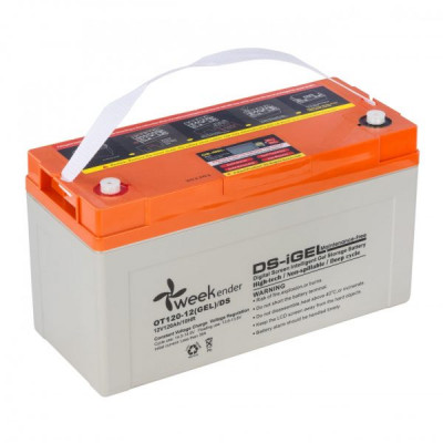 Гелевый аккумулятор Weekender DC 120 Ah 12V с дисплеем