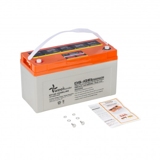 Гелевый аккумулятор Weekender DC 120 Ah 12V с дисплеем
