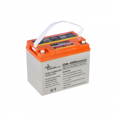 Гелевый аккумулятор Weekender DC 80 Ah 12V с дисплеем