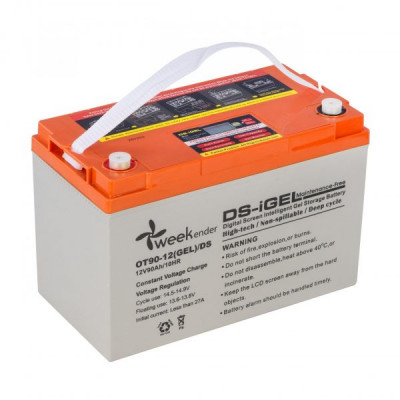 Гелевый аккумулятор Weekender DC 90 Ah 12V с дисплеем