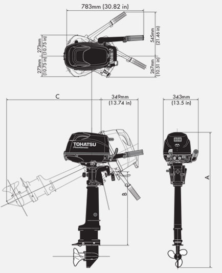 Лодочный мотор Tohatsu MFS6D SUL Sail Pro