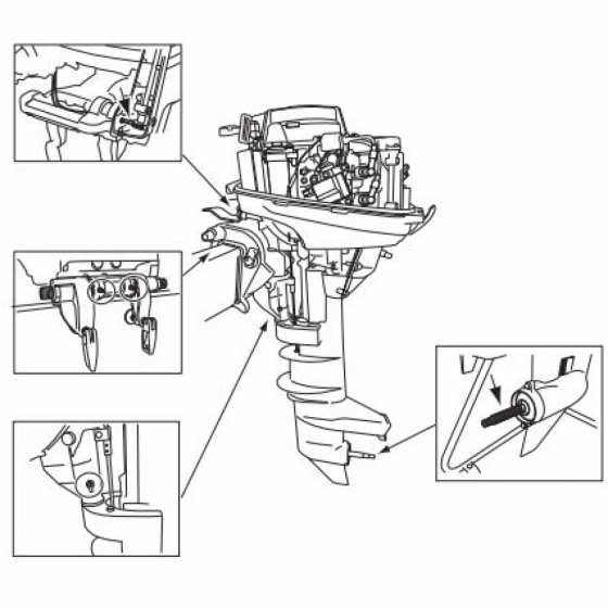 Лодочный мотор Tohatsu MFS9.8B EFL