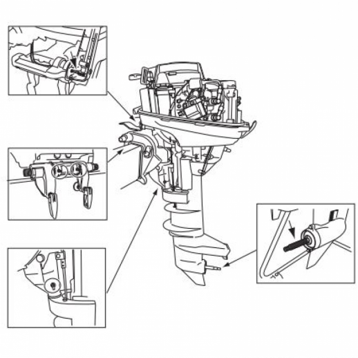 Лодочный мотор Tohatsu MFS9.8B EPS