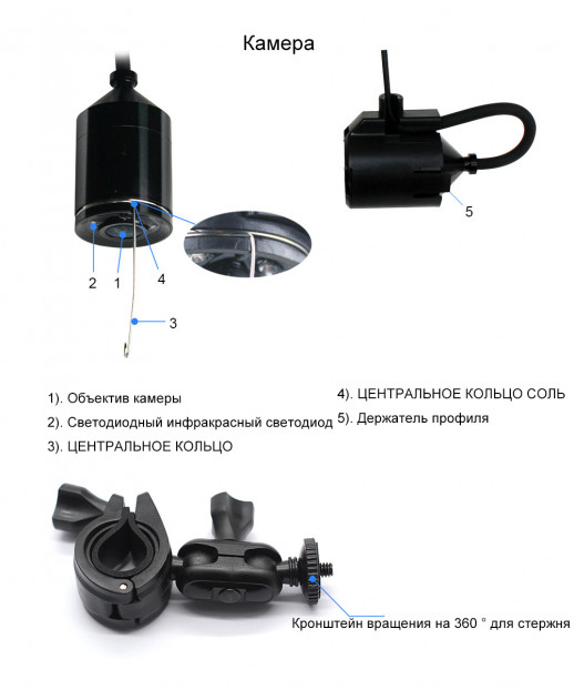 Подводная камера Lucky FL180AR