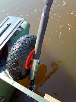 Держатель спиннинга на транцевые колеса Fishing TR