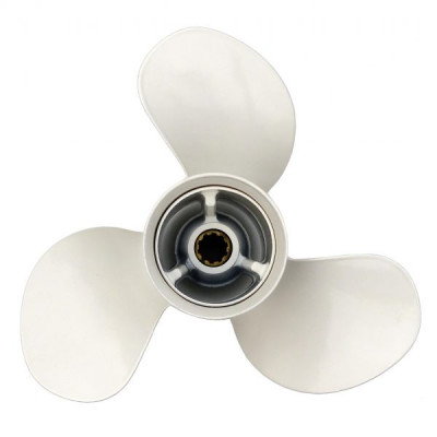 Гребной винт для мотора Yamaha 9.9-15 л/с 9-1/4x9 3/4-J алюминиевый Polaris