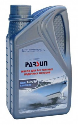  Масло PARSUN 4-х тактное 10W40 полусинтетика 1 литр