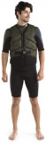 Гидрокостюм мужской короткий Perth Shorty 3|2mm Army Green, 303619121