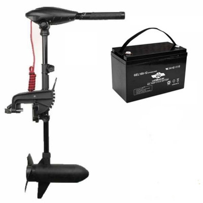 Электромотор Haswing Osapian (E) 40Lbs 12V + гель Haswing 100Ah